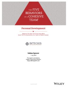 5B Personal Development Cover